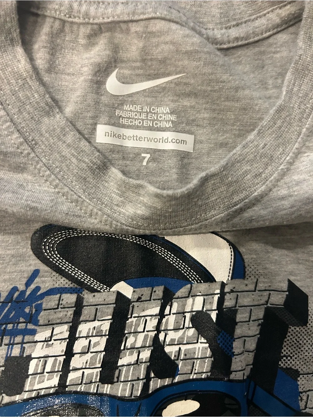 Boys Nike Graphic Tank Top Size 7.